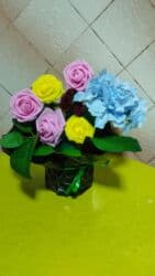 букет с бабочками: Продам цветочную композицию из искусственных цветов в декоративной — 5