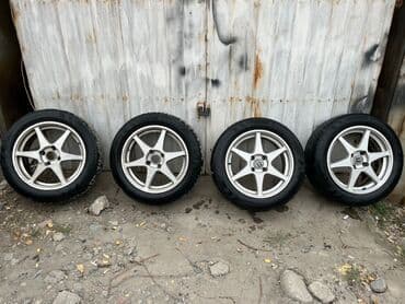 продаю титан диск на ниву: Литые Диски R 17 Комплект, отверстий - 4, Б/у — 2