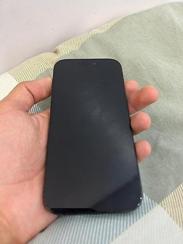 IPhone 14 Pro, Б/у, 128 ГБ, Черный, Коробка, 95 %