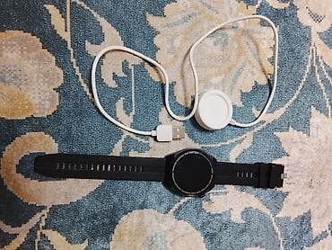 утюг галакси: Умные часы с круглым дисплеем + магнитное зарядное устройство (USB) — 1