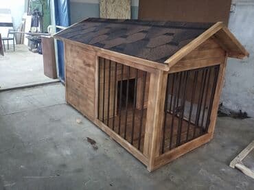 маленькая мантышница: Будка для собаки. Вальер для собак Мусорный бак. Перила. Тапчан — 22