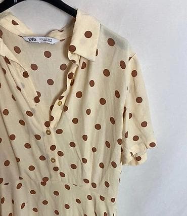 Повседневное платье, Турция, Лето, Длинная модель, Платье-рубашка, S