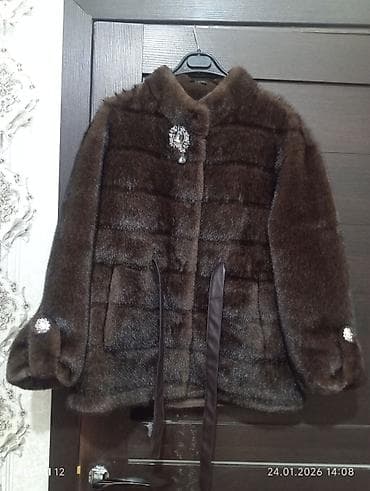 скупка бу вещи: Эко шуба 2 жолу кийилген размер туура келбеди кочество🔥почти жаңы — 1