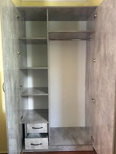 гардироб шкаф: Шифоньер, шкаф для одежды, Прямой, ЛДСП — 1