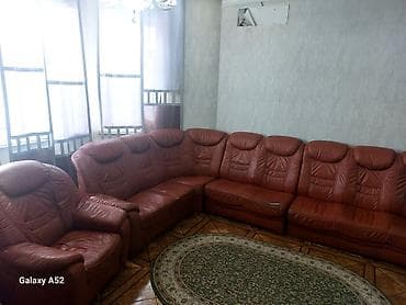 кожанная тряпка: Кожаный комплект мягкой мебели - Материал: натуральная кожа — 2