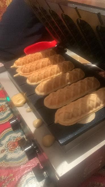 изхар салфетки: Вафельные трубочки/патиски на палочке - Домашние вафли продолговатой — 8