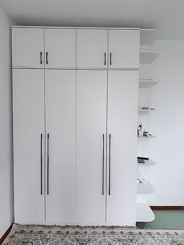 Кухонные гарнитуры: Кухонный гарнитур, цвет - Белый, ДСП — 4