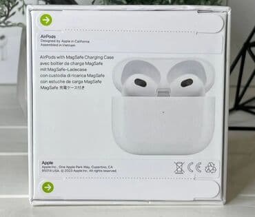 правый наушник airpods: Вкладыши, Apple, Новый, Беспроводные (Bluetooth), Классические — 5