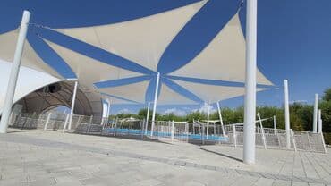 Тент. Изготовление тента для шатров и навеса. Установка тента на