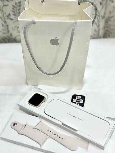 Apple Watch: Apple Watch 10 серия 42 Розовый В комплекте идет зарядка коробка — 1