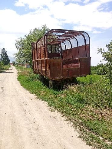 Прицеп-самосвал/кормовоз сельскохозяйственный (одноосный, 2 колеса) - at lalafo.kg Прицеп-самосвал/кормовоз сельскохозяйственный (одноосный, 2 колеса) -