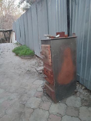 бройлер тушки: Твердотопливный котёл/буржуйка из стали - Тип: напольный — 2