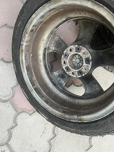 набор ключей 82: Колеса в сборе 225 / 45 / R 17, Зимняя шипованная, Б/у, Комплект, Легковые, Литые, отверстий - 5 — 2