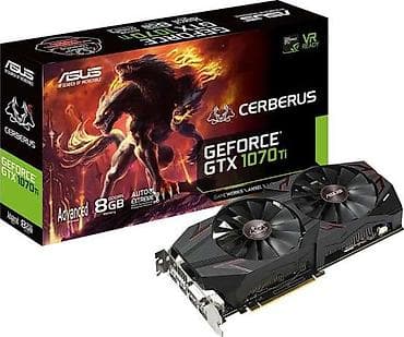 Видеокарта для ПК, Б/у, Asus, GeForce GTX, 8 ГБ