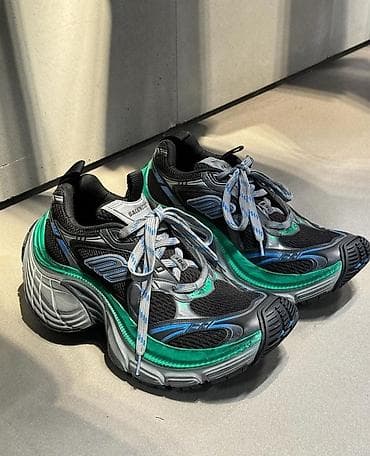 yeezy 700: Мужские кроссовки, 42, Balenciaga, Новый, цвет - Зеленый, Платная доставка — 1