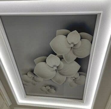 требуются монтажники натяжных потолков: Натяжной потолок Глянцевое, Матовое, 3D потолки Гарантия, Бесплатная консультация, Бесплатный замер — 5