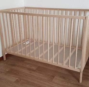 Детский мир: Детская кроватка IKEA SNIGLAR (модель 1246-01) бу 2 варианта — 1