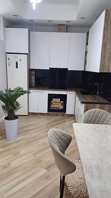 Квартиры: 2 комнаты, 77 м², Асанбай мкр Элитка, 9 этаж, Дизайнерский ремонт — 9