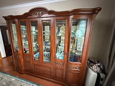 Эмерек: Конок бөлмөсү үчүн үстөл жана отургуч, Жаңы, Өзү алып кетүү, Акылуу жеткирүү, түсү - Күрөң — 5