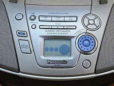 cd плеер: Срочно! Panasonic RX-ES22 Работает, звук хороший, CD читает, радио — 4