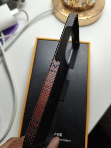 mini 4: 16 pro max арамид продаю отличный чехол карбоновый с поддержкой — 4