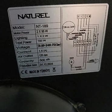Техника и электроника: Вытяжка кухонная Naturel NT-189 (Турция) в отличном состоянии, 2 — 8