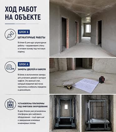 Батирлер: 1 бөлмө, 48 м², Элитка, 11 кабат, ПСО (өз алдынча бүтүрүү) — 6