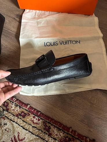 Туфлилер: Эркектердин туфлиси, 40.5, Louis Vuitton, Жаңы, түсү - Кара, Акылуу жеткирүү — 4