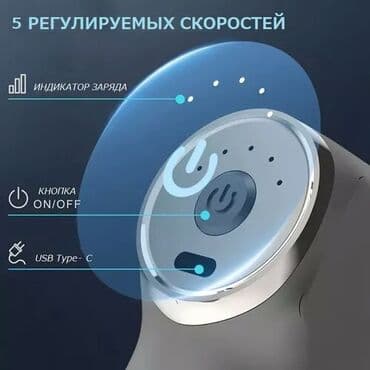 тель: Массажер Перкуссионный пистолет, Все тело, Новый — 3