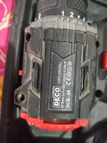 Кол араалар: Срочно ! Аккумуляторная дрель‑шуруповёрт DECO DCB‑48 в кейсе Основные lalafo.kg да — 2 Кол араалар: Срочно ! Аккумуляторная дрель‑шуруповёрт DECO DCB‑48 в кейсе Основные — 2