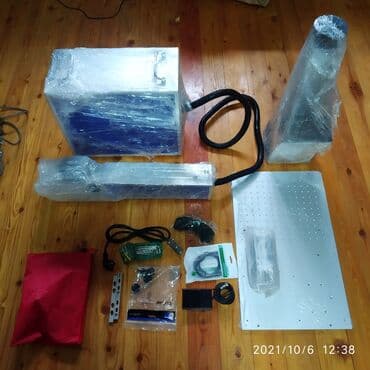 оборудование для сублимации на ткани: Оптоволоконный лазер Raycus Q 30 watt Размер рабочий площади 100/100мм — 9