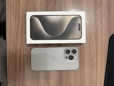 11 pro max 512: IPhone 15 Pro, Б/у, 512 ГБ, Natural Titanium, Коробка, 83 % — 3