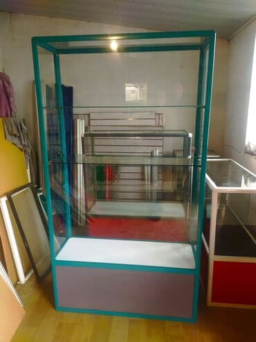 витринные полки для магазина: Витрина ДиА высота 1.9. ширина 0.8 . 4 полки с замками — 2