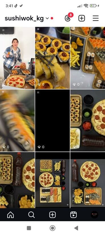 продаю готовый бизнес фастфуд: Сеты от sushiwok_kg — большие ассорти для компании. В составе на — 1