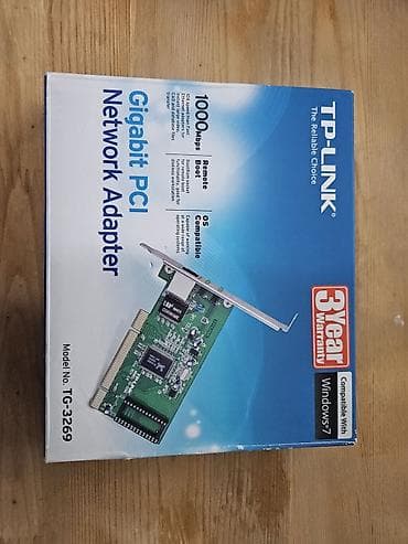 Сетевая карта TP-Link Gigabit PCI Network Adapter (модель TG-3269) - at lalafo.kg Сетевая карта TP-Link Gigabit PCI Network Adapter (модель TG-3269) -