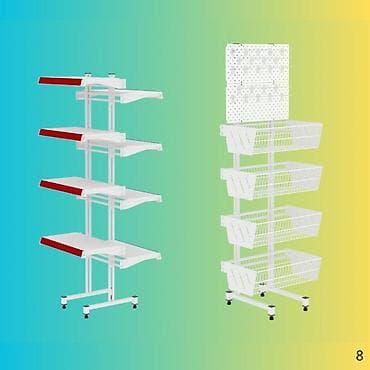 bambu lab a1: Стеллаж Дисплей торговый напольный, Дисплей перфорированный с — 8
