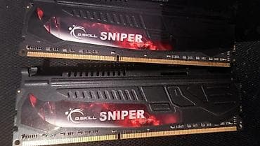 hyper x: Оперативная память (RAM) для ПК, Б/у, G.SKILL, 4 ГБ, DDR3, 1600 МГц — 2