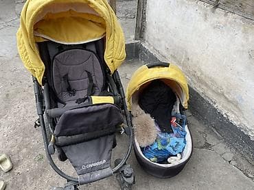 Коляска, цвет - Желтый, Б/у at lalafo.kg Коляска, цвет - Желтый, Б/у