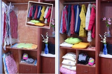 чехол для одежды на молнии: Вакуумный пакет с вешалкой 70*105 см для верхней одежды удобен для — 2