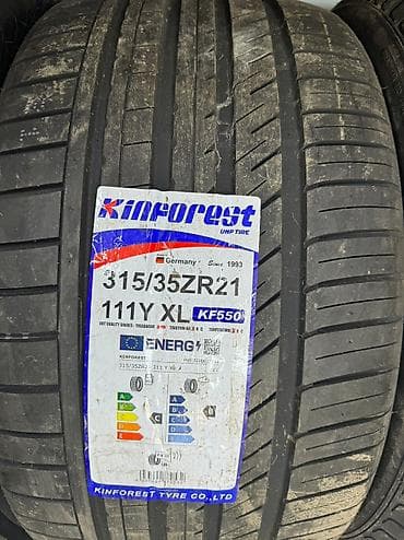 r16 85: Летняя китайская шина. Фирма Kinforest made in China. Размер задних — 1