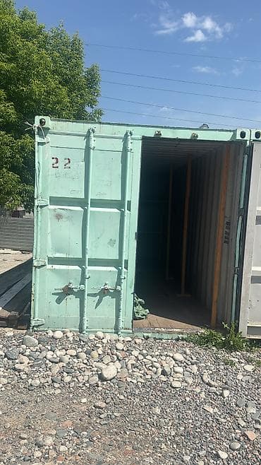 вагончик на колёсах: Металлический морской контейнер 20 футов (тип 22G1) - Внешние — 1