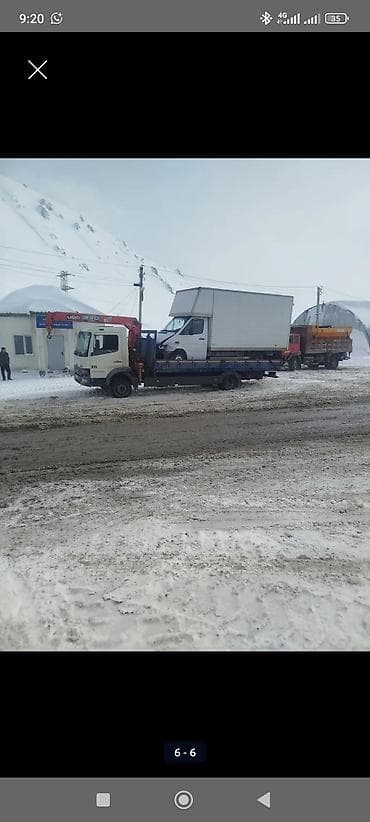 скупка ящиков: Услуги манипулятора (бортовой кран-манипулятор) - Автомобиль Mercedes — 4