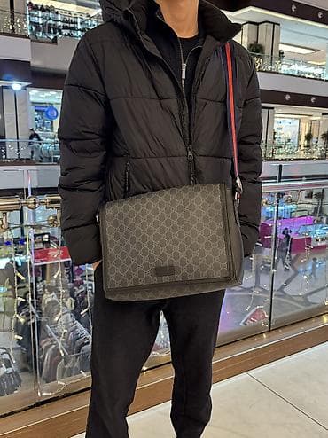 вязанный шарф: Барсетка, сумка, новая, не носил вообще, просто стоит. Gucci — 2