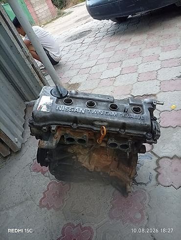 Автозапчасти: Бензиновый мотор Nissan 1998 г., 1.6 л, Б/у, Оригинал, Япония — 1