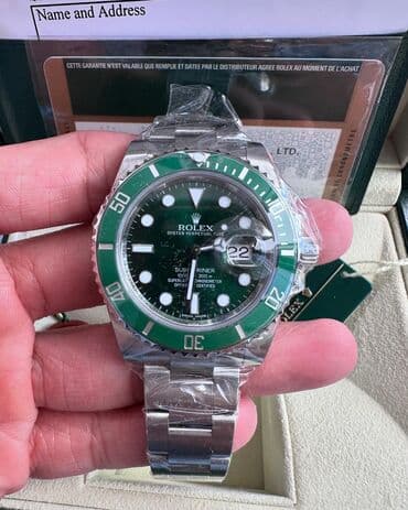 часы новые почти: Rolex Submariner. Швейцарский механизм Swiss ETA Cal.3135. Часы — 5