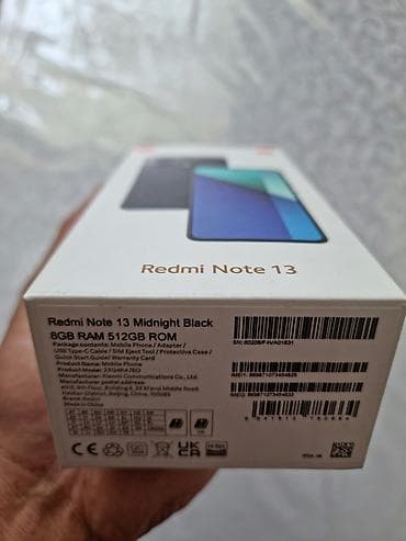 redmi note 8t: Redmi, Redmi Note 13 Pro, Новый, 512 ГБ, цвет - Черный, 2 SIM, eSIM — 2