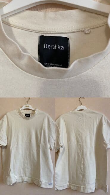 одежда для беременных и кормящих: Футболка, Оверсайз, Турция, Bershka, Хлопок, L — 2