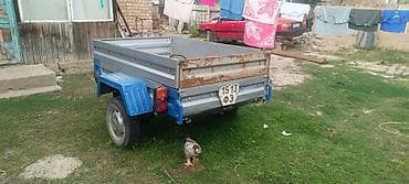 Прицеп одноосный легковой с тентом - Конструкция: металлический