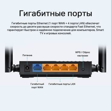вифи: Tp-link гигабитный archer c64 новинка ac1200 wi-fi роутер с mu‑mimo — 6