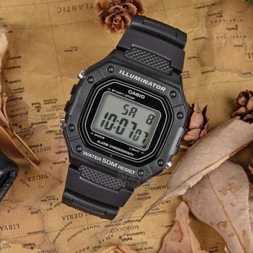 часы фирмы casio: Фирменные спортивные часы ! ___ Функции : секундомер, будильник — 1